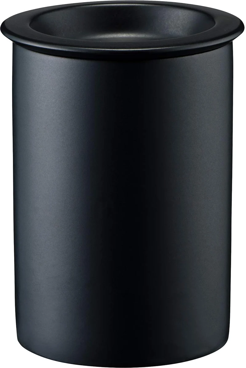 Cores Porcelain Coffee Canister Mino Ware Black C820Bk