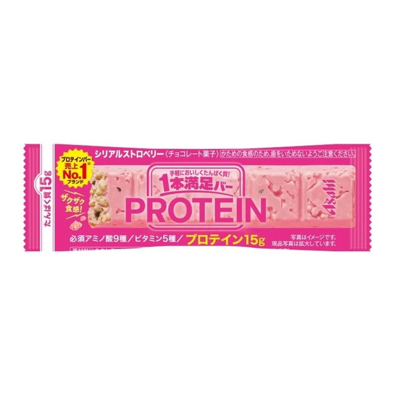 Asahi Strawberry Protein Bar with Cereal 15g