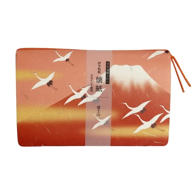 A Shirt Kamiiso Kimono Mount Fuji Washi Paper & Case Set Premium Quality