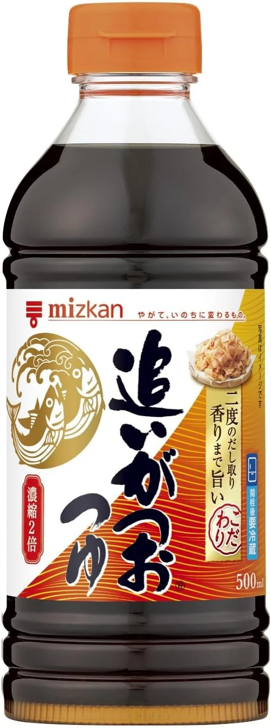 Mizkan Oigatsuo Tsuyu Japanese Soup Base 500ml Authentic Flavorful Sauce