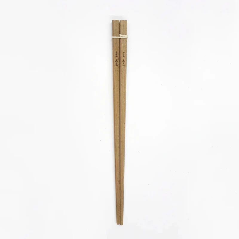 Kiya 30cm Wooden Antibacterial Long Cooking Chopsticks Square Design