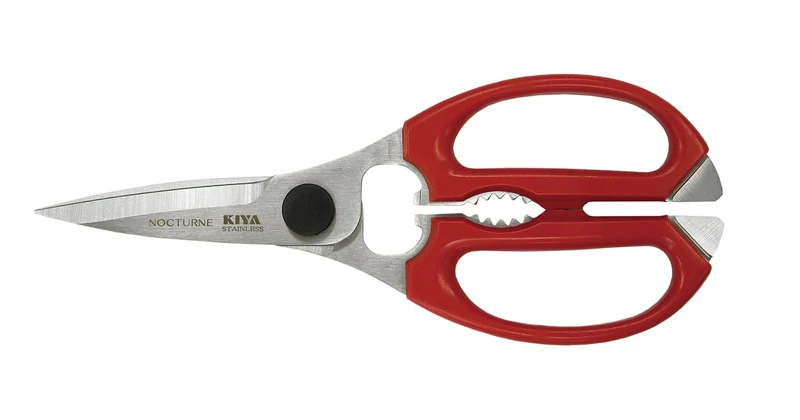 Kiya Nocturne Kitchen Scissors 210mm with Bottle Opener Multi-Purpose Tool