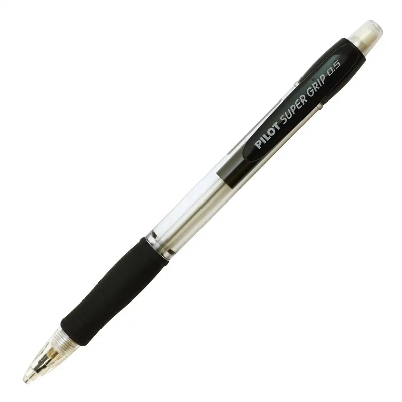 Pilot Sharp Super Grip Knock Black Gel Pen