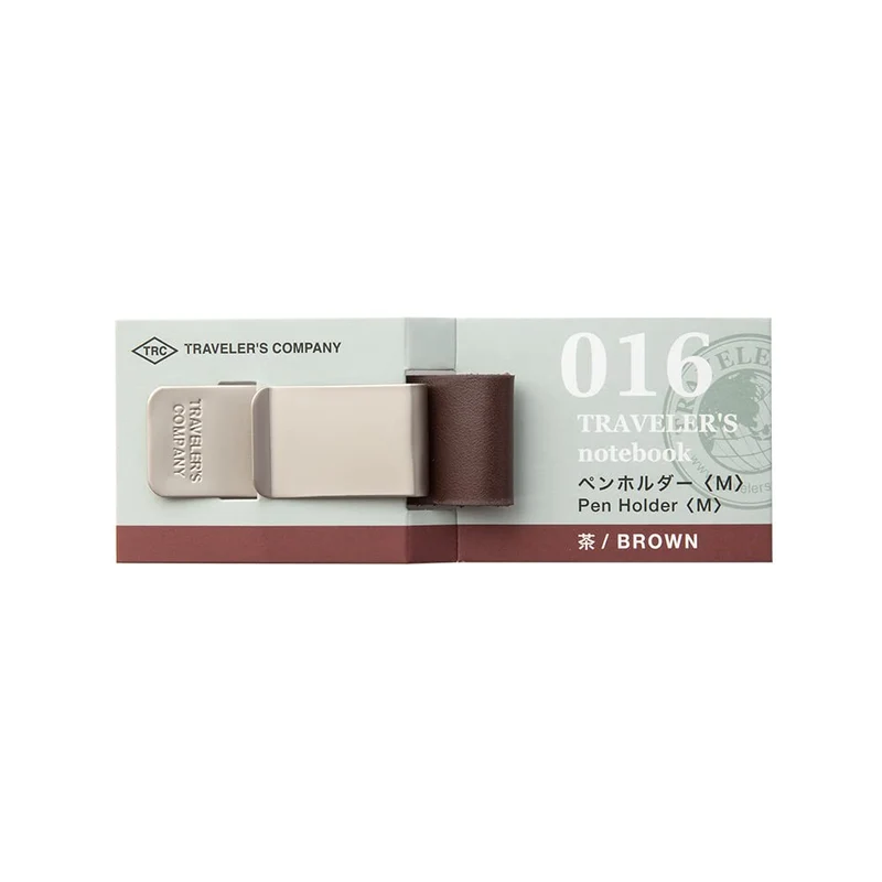 Designphil Midori Traveler's Notebook Pen Holder Brown 016 14299006