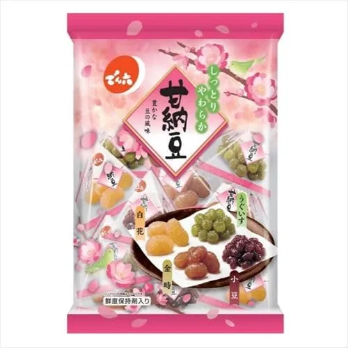 Denroku Sweetened Azuki Beans 180G Small Bag Premium Quality Snack