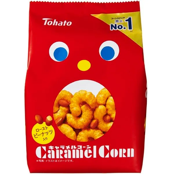 Tohato Caramel Corn 70g | Crunchy & Sweet Snack Treat