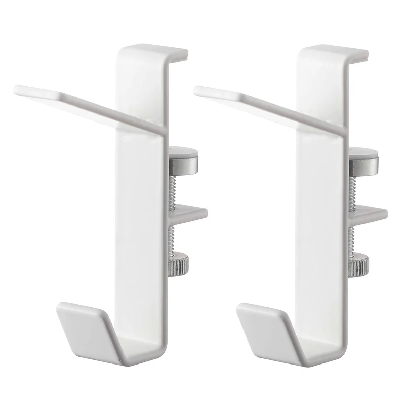 Yamazaki 5621 Indoor Clothesline Hook Set 2 White W1.5Xd5.5Xh7 Japan