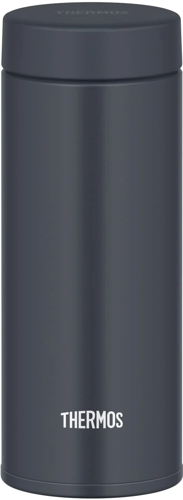 Thermos 350Ml Vacuum Insulated Stainless Steel Water Bottle Portable Easy Cleaning Screw Closure - Dark Gray Jon-350 Dgy