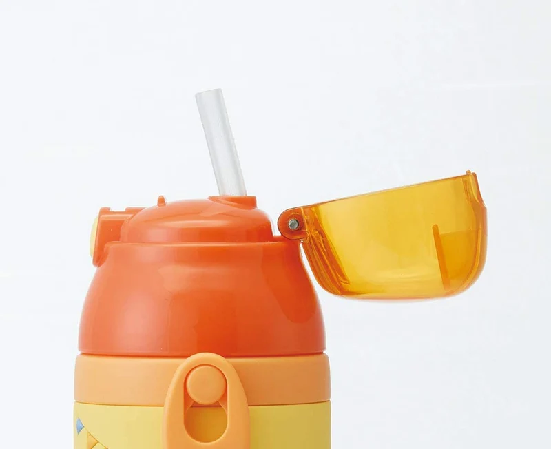 Skater Basic Stainless Steel Water Bottle Replacement Straw & Gasket Set for SSPV4