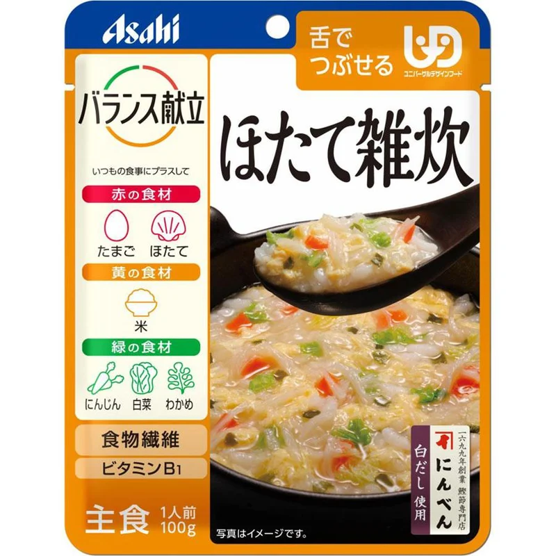 Asahi Balance Menu Scallop Porridge 100g - Instant Porridge - Japan Diet Foods