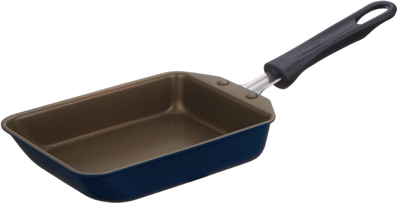 Thermos Durable Series 13cm Navy Egg Frying Pan for Gas Fire KFI-013E