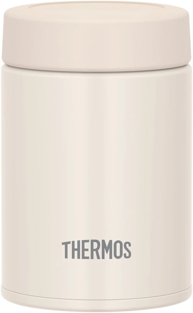 Thermos Compact 200ml Vacuum Insulated Soup Jar Easy-to-Clean Ivory - Model JBZ-201 IV