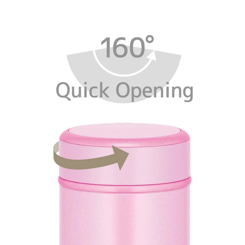 Thermos 500ml Light Pink Vacuum Insulated Portable Mug - JOG-500 LP
