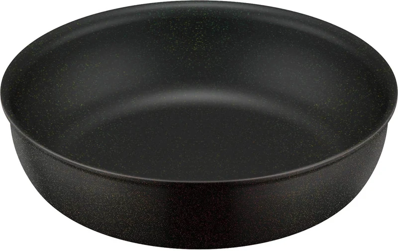 Thermos 20cm Durable Series Black Frying Pan with Detachable Handle IH Compatible
