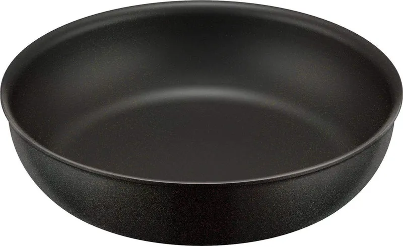 Thermos 24cm Black IH Compatible Frying Pan with Detachable Handle KVA-024 BK