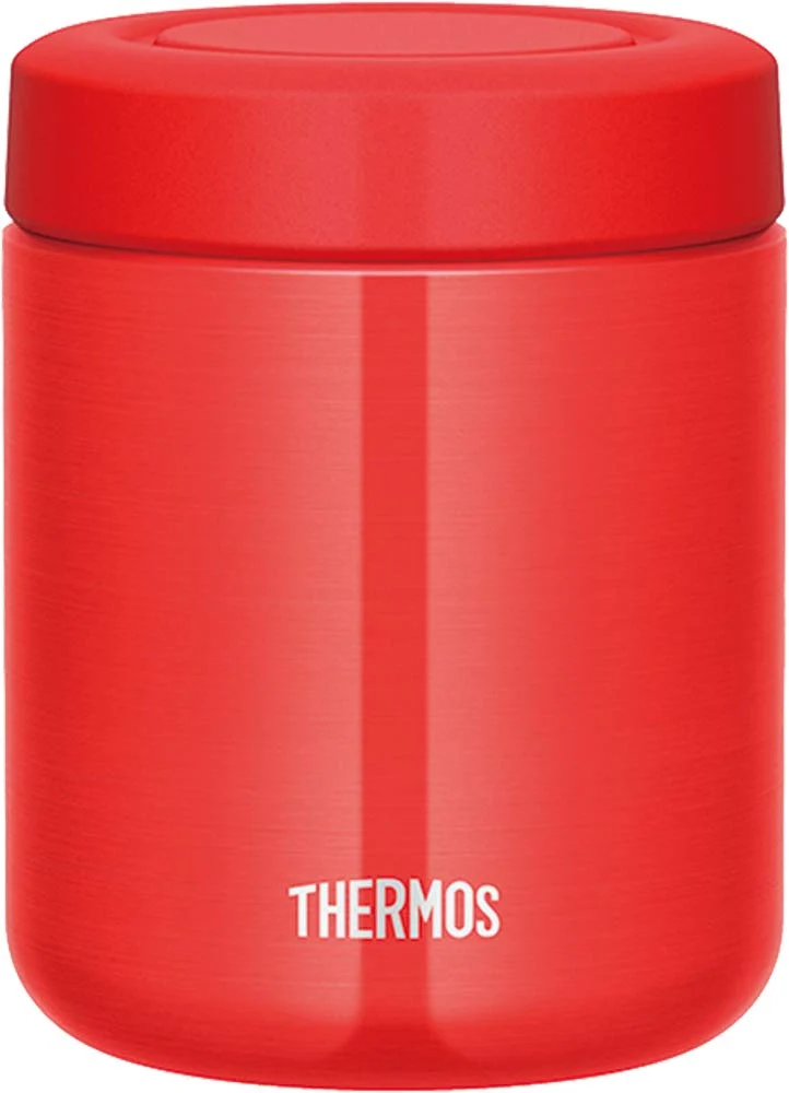 Thermos 400ml Red Vacuum Insulated Soup Jar JBR-400