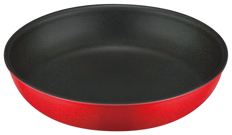 Thermos 26Cm Durable Series Frying Pan with Detachable Handle-Bright Red