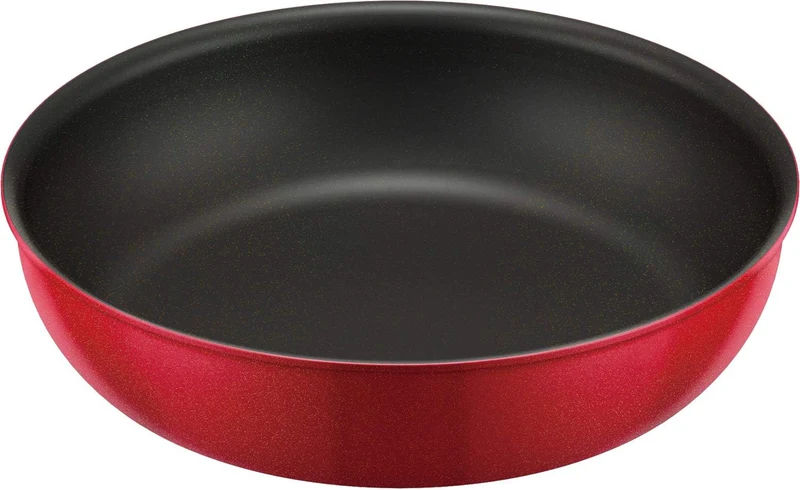 Thermos 24Cm Red Frying Pan Durable Series Induction Compatible with Detachable Handle