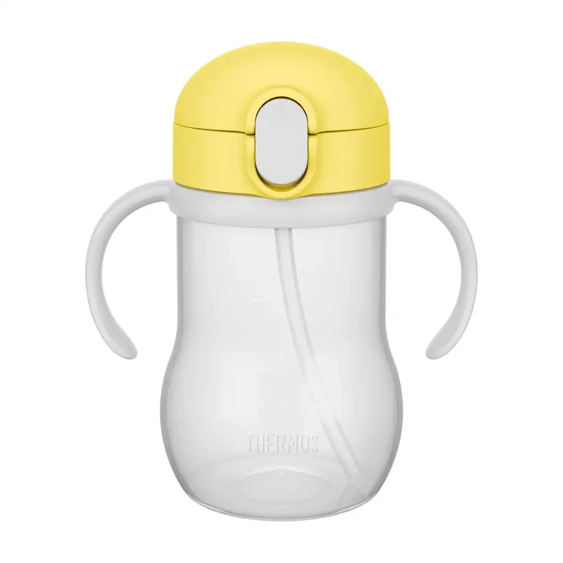 Thermos 350Ml Leak-Proof Baby Straw Mug in Lemon Yellow