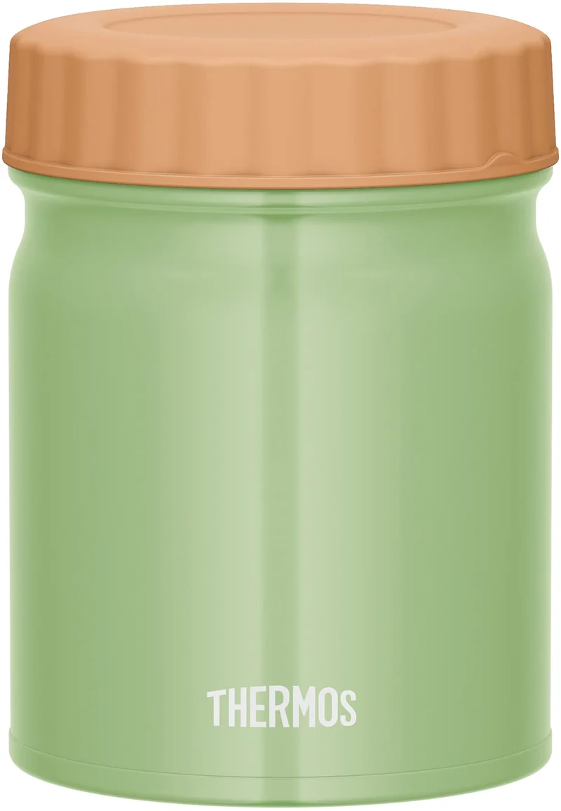 Thermos Brand 400ml Vacuum Insulated Soup Jar in Khaki - JBT-401 Model