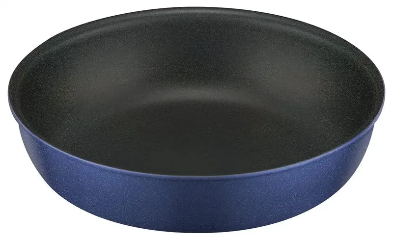 Thermos 20cm Indigo Blue Gas Stove-Only Frying Pan with Removable Handle
