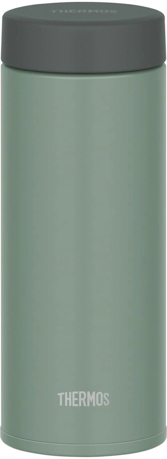Thermos 350ml Leaf Green Stainless Steel Vacuum Insulated Water Bottle - Easy Clean Screw Cap Leak-Proof