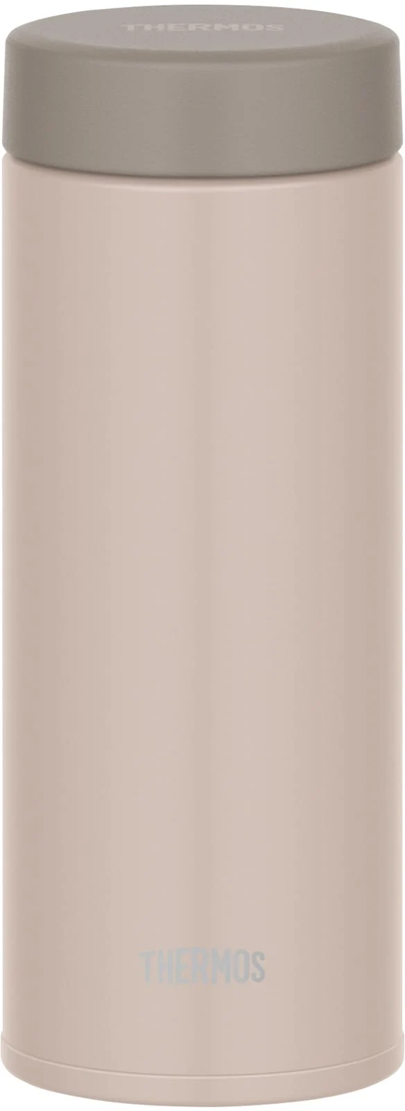 Thermos Jon-351 Sbe 350ml Vacuum Insulated Water Bottle Easy Clean Screw-Type Shell Beige