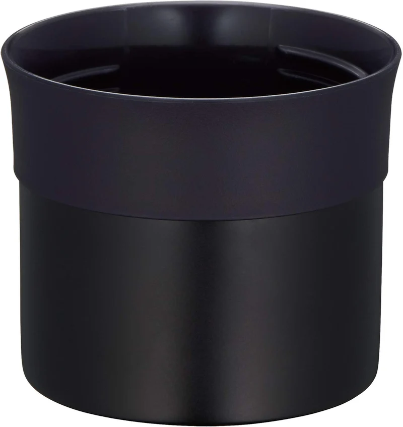 Thermos 500ml Matte Black Slim Stainless Steel Water Bottle FFM-501