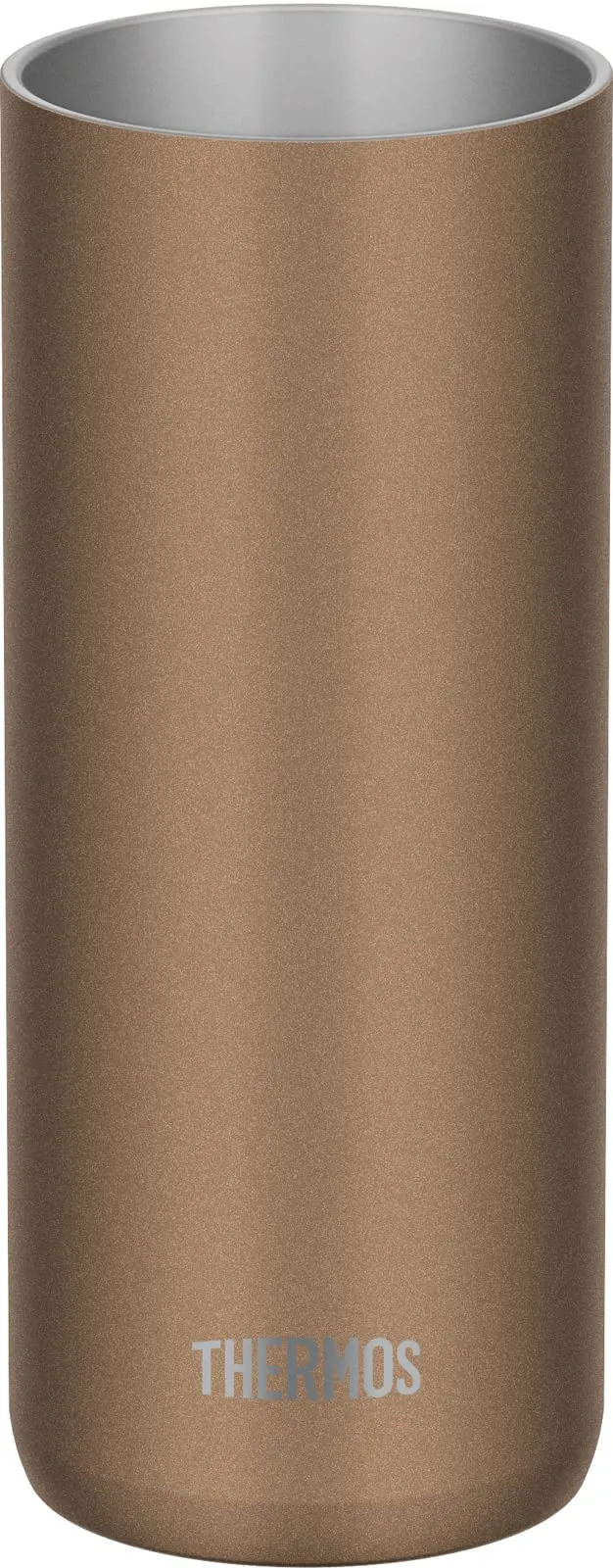 Thermos Lightweight Vacuum Insulated 420ml Tumbler in Brown Gold - JDW-420C Model
