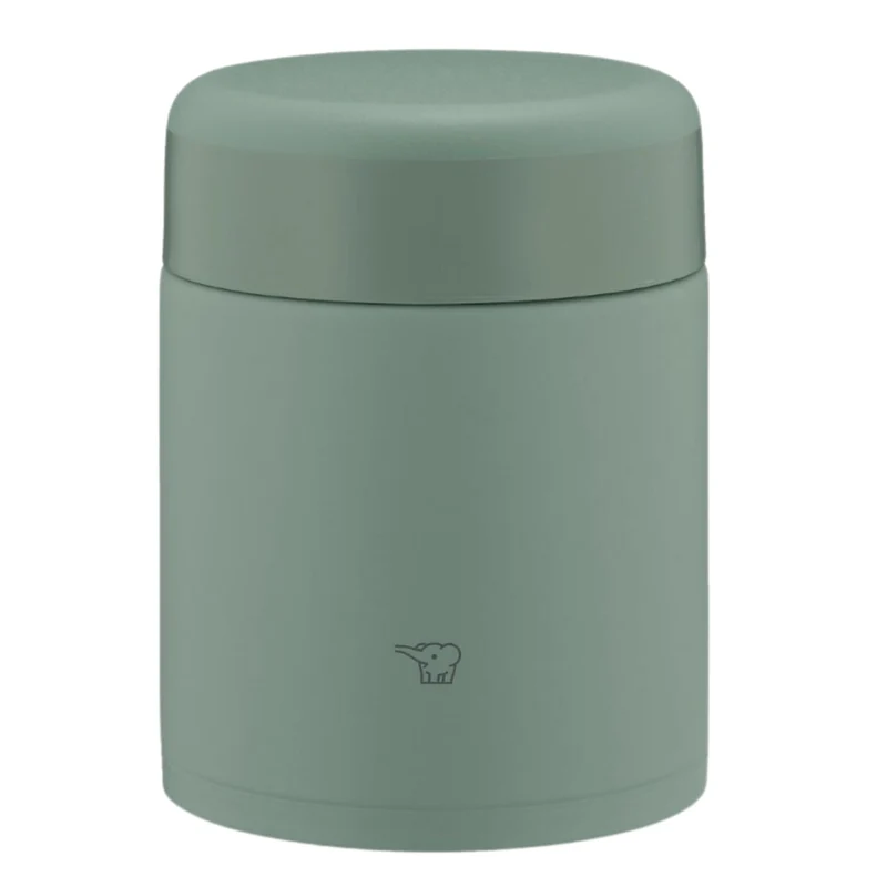 Zojirushi 400ml Stainless Steel Soup Jar Matte Green Insulated Lunch Jar Easy Clean