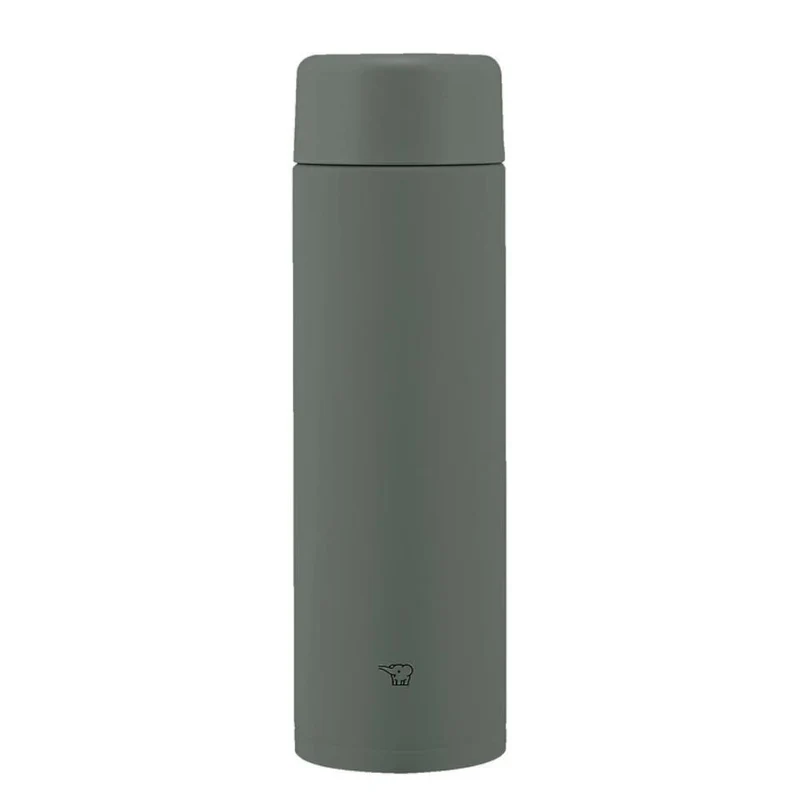 Zojirushi Stainless Steel 600ml Water Bottle Large Capacity Easy Clean Forest Gray