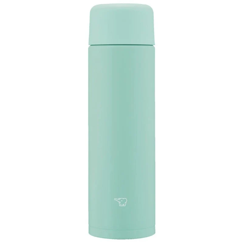 Zojirushi 350ml Stainless Steel Water Bottle in Soft Turquoise - Seamless Easy Clean Screw Cap