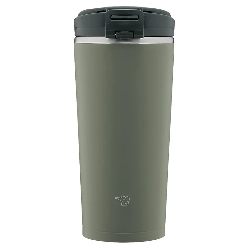 Zojirushi Portable 300ml Water Bottle Forest Gray Flip Lid Tumbler Easy Clean SX-KA30-HM