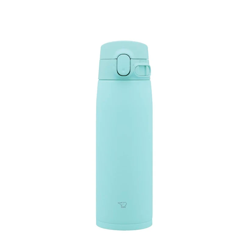 Zojirushi Large Capacity Stainless Steel Water Bottle 600ml Easy Clean Mint Blue SM-VA60-AM
