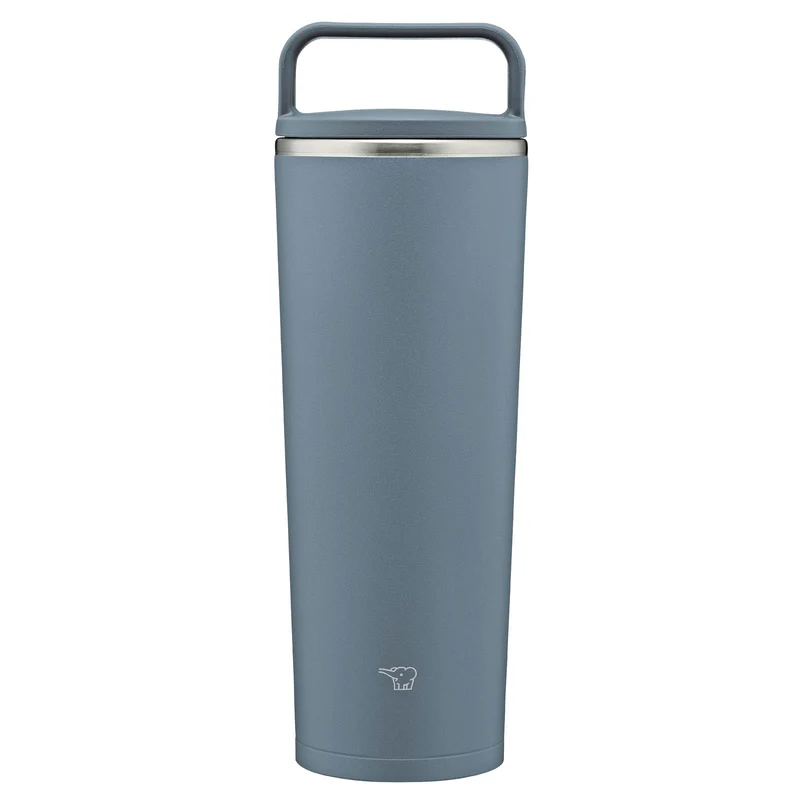 Zojirushi 400ml Urban Blue Carry Tumbler Water Bottle with Handle Seamless Stopper Dishwasher Safe