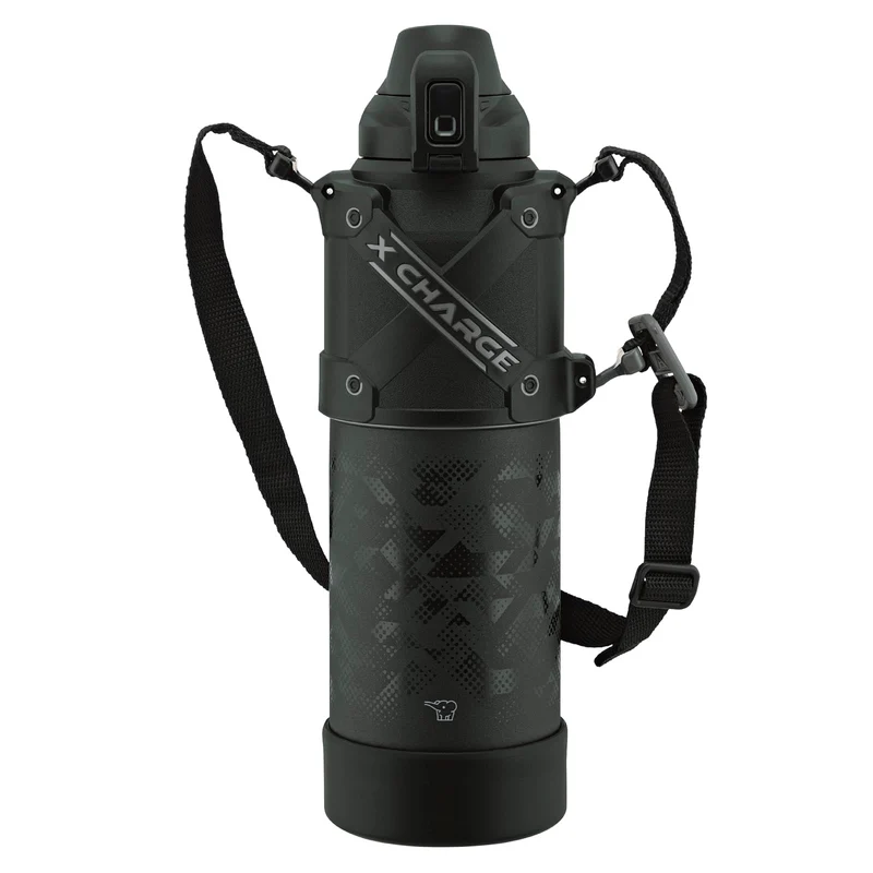 Zojirushi 1.5L Cool Sports Water Bottle Impact Resistant with Seamless Cap Black