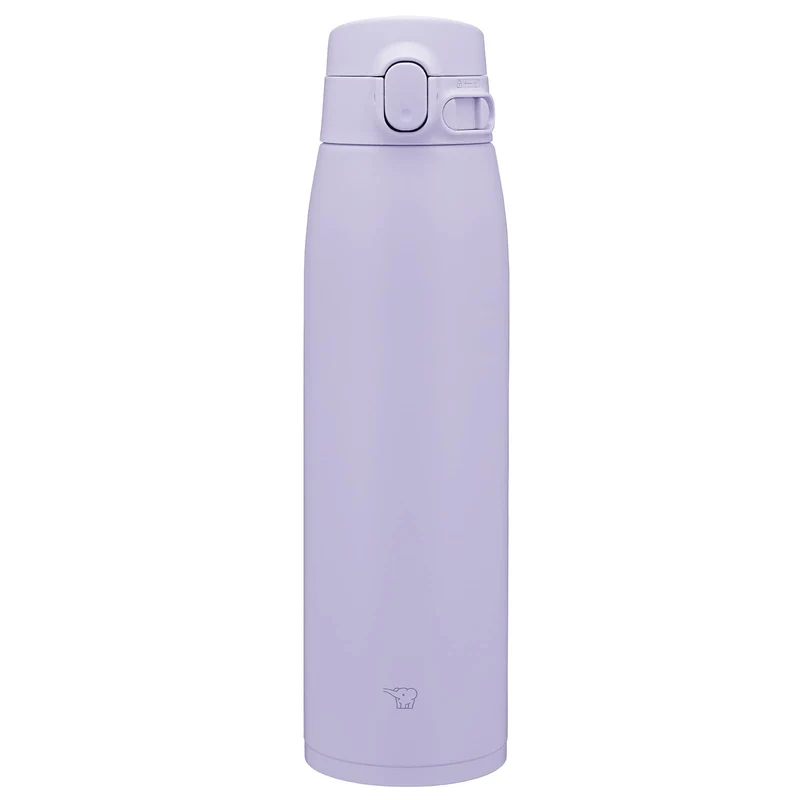 Zojirushi Large Capacity 950Ml Stainless Steel Water Bottle with One-Touch Seamless Cap in Lilac Purple