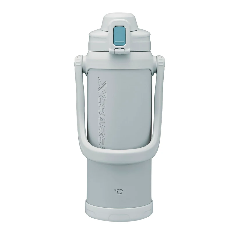 Zojirushi Large Capacity 2.06L Gray Sports Type Water Bottle SD-BE20-HA