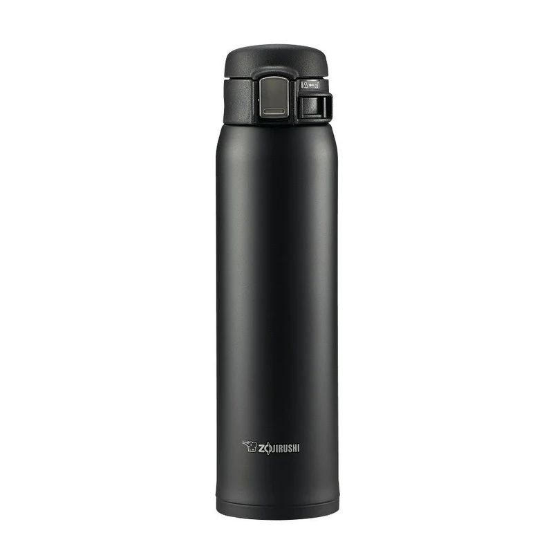 Zojirushi Lightweight Stainless Steel Water Bottle 600ml Sleek Black SM-SA60-BA