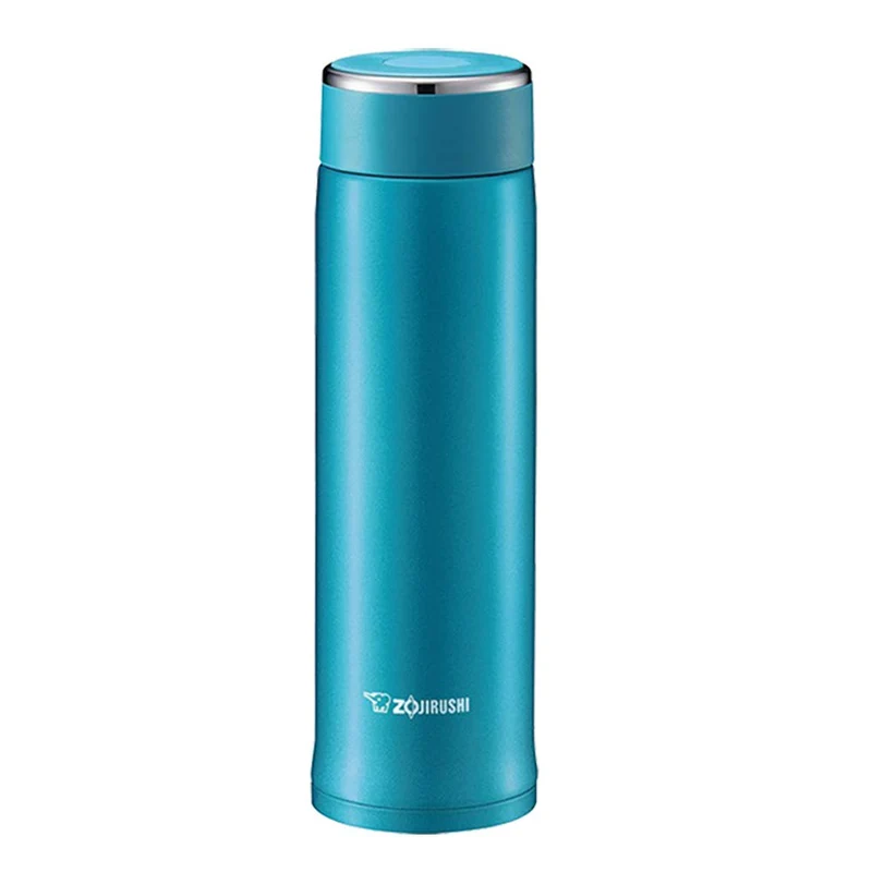 Zojirushi Stainless Steel Direct Drinking Water Bottle 480ML Turquoise Blue Sm-La48-Av
