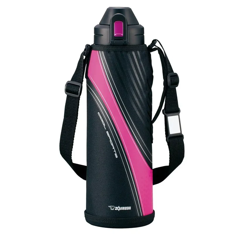 Zojirushi 1.55L Stainless Steel Cool Bottle in Pink Black - Sd-Ad15-Pk