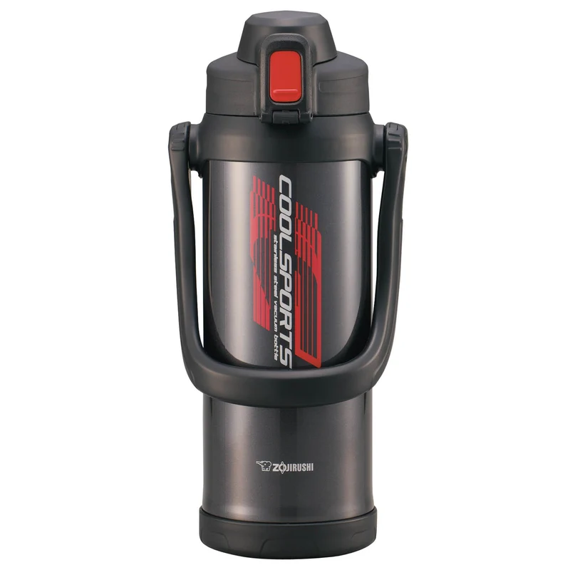 Zojirushi 2.06L Metallic Black Stainless Steel Water Bottle Cold Storage Sports Type