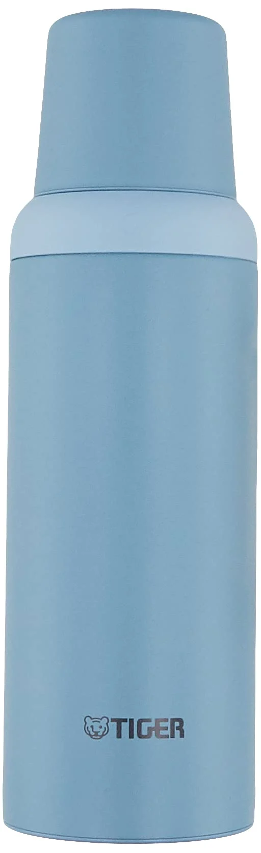 Tiger Insulated 600ml Water Bottle with Cup Smoky Blue - Hot and Cold