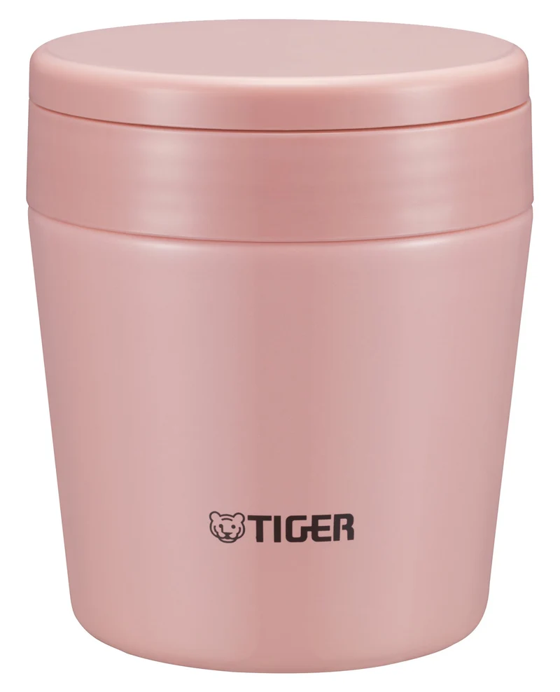 Tiger Cream Pink Thermos Soup Jar 250ml Tiger Brand