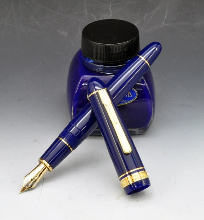 Platinum President Blue Fountain Pen PTB-20000P 59 - Thin Writing Point