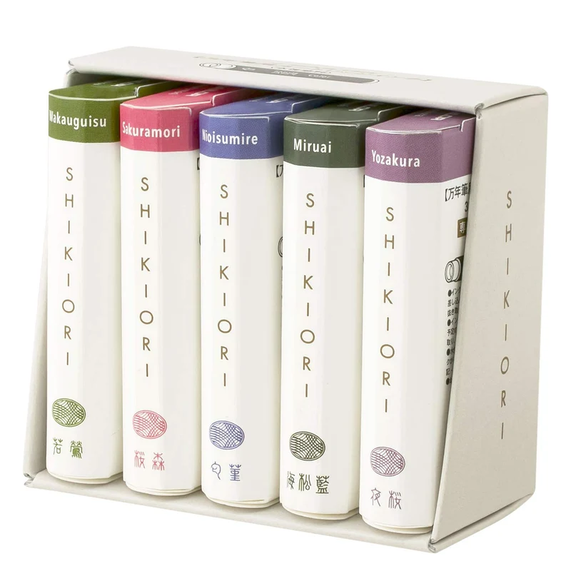 Sailor Fountain Pen 13-1750-001 Shikiori 5 Color Set Ink Cartridge Spring Edition
