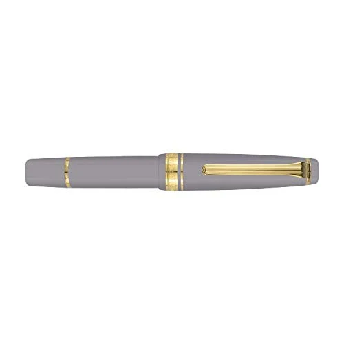 Sailor Professional Gear Slim Mini Fountain Pen Medium Fine Gold Ayur Gray 11-1503-321