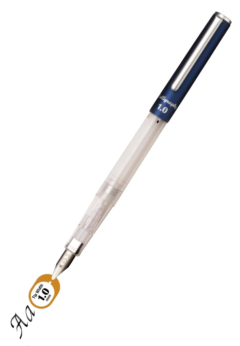 Sailor Fountain Pen Hiace Neo Clear 1.0mm Calligraphy Width Model 12-0155-100