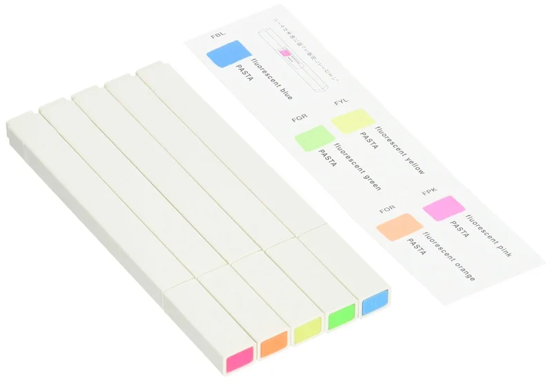 Kokuyo Japan Graphic Marker Pastel Fluorescent 5 Color Set Water-Based Ke-Sp15-5