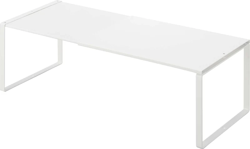 Yamazaki Industrial 3829 Telescopic Storage Shelf White Japan